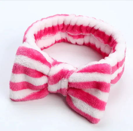 Fleece Workout Hair Band with Bow