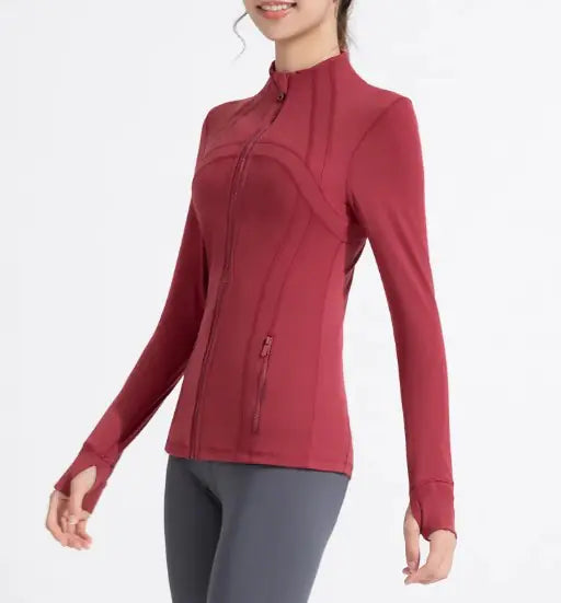 Workout Long Sleeve Zipper Jacket