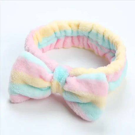 Fleece Workout Hair Band with Bow