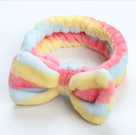 Fleece Workout Hair Band with Bow