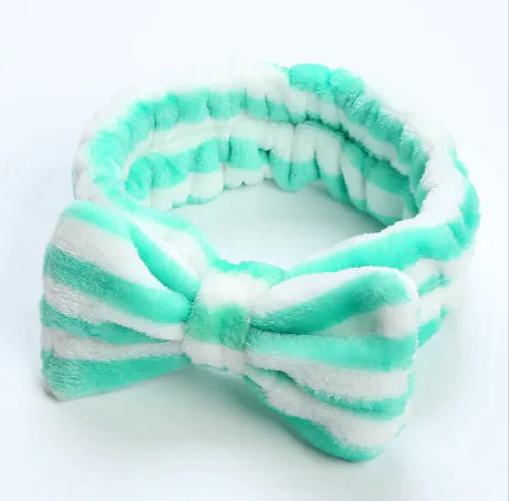 Fleece Workout Hair Band with Bow