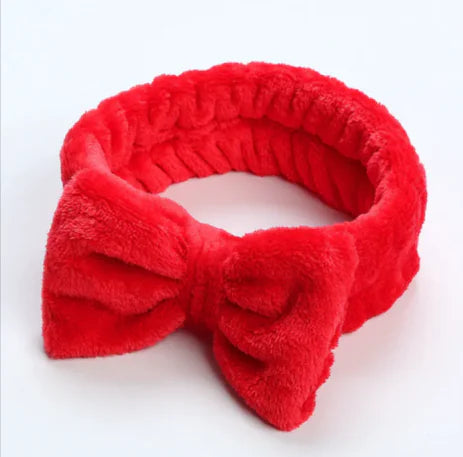 Fleece Workout Hair Band with Bow