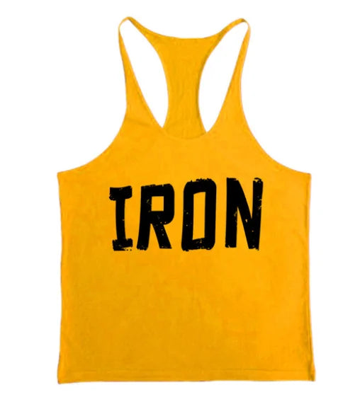 Men's Athletic Printed Gym Workout Bodybuilding Tank Tops