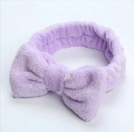 Fleece Workout Hair Band with Bow