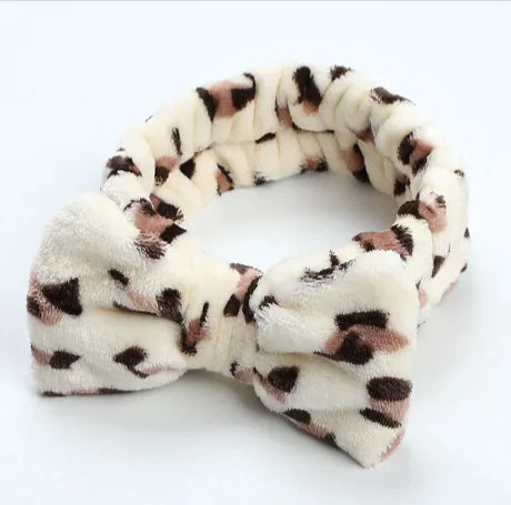 Fleece Workout Hair Band with Bow