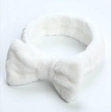 Fleece Workout Hair Band with Bow