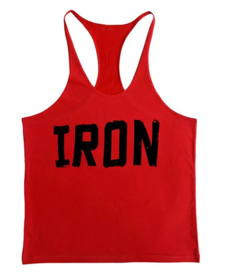 Men's Athletic Printed Gym Workout Bodybuilding Tank Tops