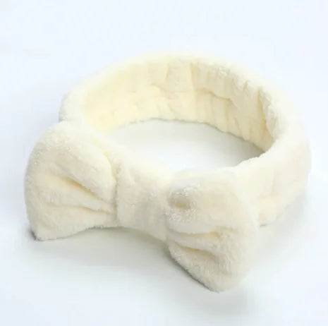 Fleece Workout Hair Band with Bow