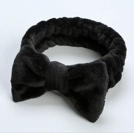 Fleece Workout Hair Band with Bow