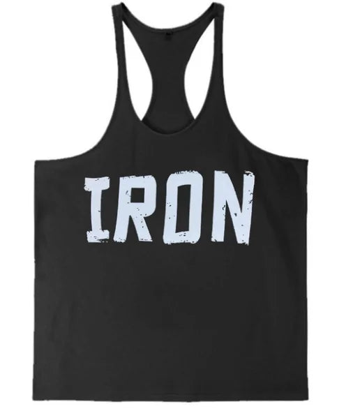 Men's Athletic Printed Gym Workout Bodybuilding Tank Tops