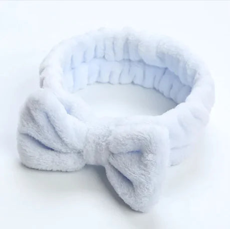 Fleece Workout Hair Band with Bow