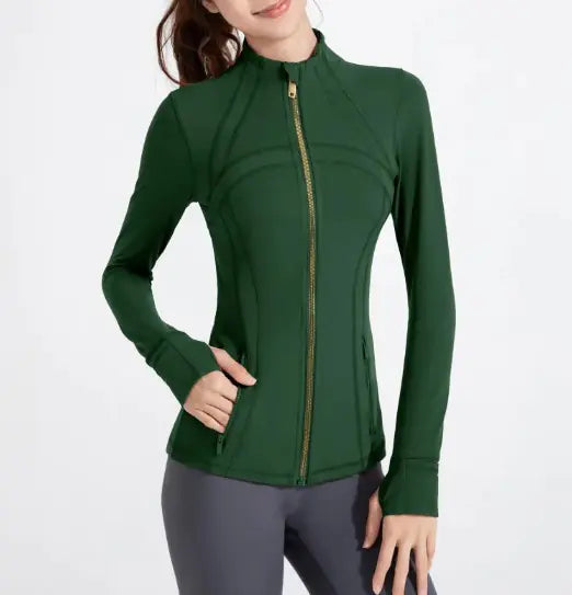 Workout Long Sleeve Zipper Jacket